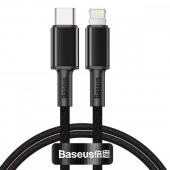 Baseus High Density Braided Type C to Lightning PD 20W 1m Cable, Black