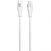 Proove Soft Silicone Type-C to Type-C Cable 60W 1m, White (CCSO60002202)