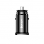 Baseus Square Metal PD 3.0 QC 4.0+ 30W USB + Type-C, Black