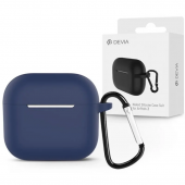 Devia Naked Silicone with Loophole Series for AirPods 3, Blue