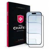 NEU Chatel Anti Peep Privacy Glass with Mesh for iPhone 17 Air Front Black