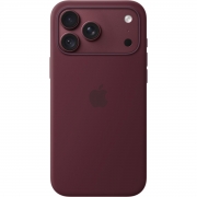 Apple Silicone Case with MagSafe for iPhone 18 Pro, Burgundy (MK8U4)