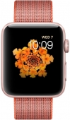 Часы Apple Watch Series 2 42mm Rose Gold Aluminum Case with Space OrangeAnthracite Woven Nylon Band (MNPM2)