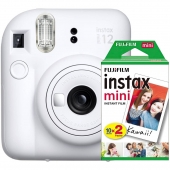 Fujifilm Instax Mini 12 Clay White + плівка 20 шт (16806121)