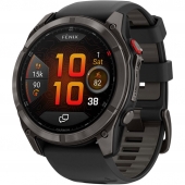 Garmin Fenix 8 Pro 51 mm AMOLED Carbon Gray DLC Titanium with Black/Pebble Gray (010-03199-00/01)