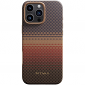 Pitaka Military-Grade Protective Case for iPhone 16 Pro - Sunset (KI1601CPSU)