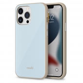 Moshi iGlaze Slim Hardshell Case for iPhone 13 Pro, Adriatic Blue (99MO132522) 