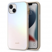 Moshi iGlaze Slim Hardshell Case for iPhone 13, Astral Silver (99MO132921)