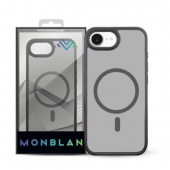 Monblan Magnetic Matte Series Case for iPhone 16e, Black