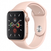 Б/У Apple Watch Series 5 GPS+LTE 44mm Gold Aluminum w. Pink Sand b.- Gold Aluminum (MWW02)