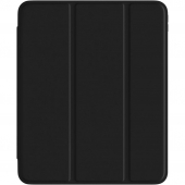 Comma Joy PU Case with Pencil Slot Series for iPad Air 13 2024, Black
