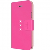 White Diamonds Crystal Wallet Pink for iPhone 6