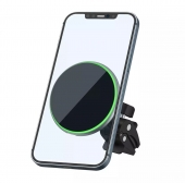 Автотримач з функцією бездротової зарядки WIWU Liberator Magnetic Wireless Charger with MagSafe (CH-308) 