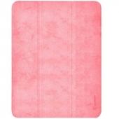 Comma Leather Case for iPad Pro 11 3rd Gen 2021 M1, Pink