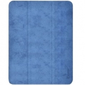 Comma Leather Case for iPad Pro 12.9 5th Gen M1 | iPad Pro 12.9 6th Gen 2022 M2, Blue