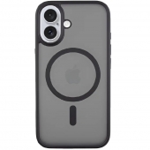 Monblan Magnetic Matte Series Case for iPhone 16, Black