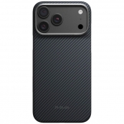 Pitaka Edge Ultra-Slim Twill Black/Grey for iPhone 18 Pro Max/17 Pro Max (KI1801PM)