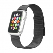 iBacks Double-buckle Stainless Steel Watchband for Apple Watch 44/42mm