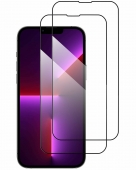 Soneex Pro Full Silk Screen + Anti Static 0.26mm 2.5D Glass for iPhone 14 Plus, Black
