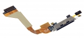 Шлейф порту зарядки (Flat Cable Charger with  Dock Connector) iPhone 4S Black/White