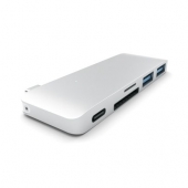 Satechi Type-C USB 3.0 Passthrough Hub Silver (ST-TCUPS)