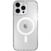 Monblan Magnetic Crystal Series Case for iPhone 16 Pro, Transparent