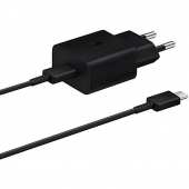 Samsung 15W PD Power Adapter (with Type-C cable), Black (EP-T1510XBE)