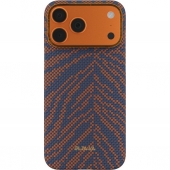 Pitaka Edge Ultra-Slim Case Breath of Veins Burning Orange for iPhone 17 Pro (BV1701P)