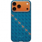 Pitaka Edge Ultra-Slim Case Happiness Rides Indigo for iPhone 17 Pro Max (HR1702PM)