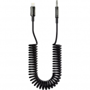 AUX Proove Steel Spring Lightning to 3.5 (1m), Black (ACSS00005101)
