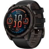 Garmin Fenix 8 47mm AMOLED Sapphire Carbon Gray DLC Titanium w. Black/Pebble Gray B. (010-02904-20/21/29)