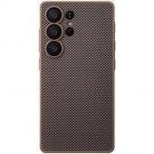 Pitaka PinButton Case Plain 600D Black/Gold for Samsung Galaxy S25 Ultra (PBS2502U)